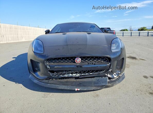 SAJDD1EV8JCK54458 2018 JAGUAR F-TYPE Black წინა ხედი