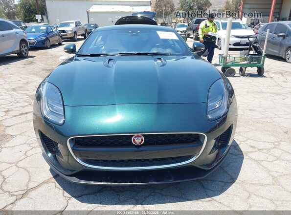 SAJDD1GX7JCK54630 2018 JAGUAR F-TYPE Green Вид щитка приладів