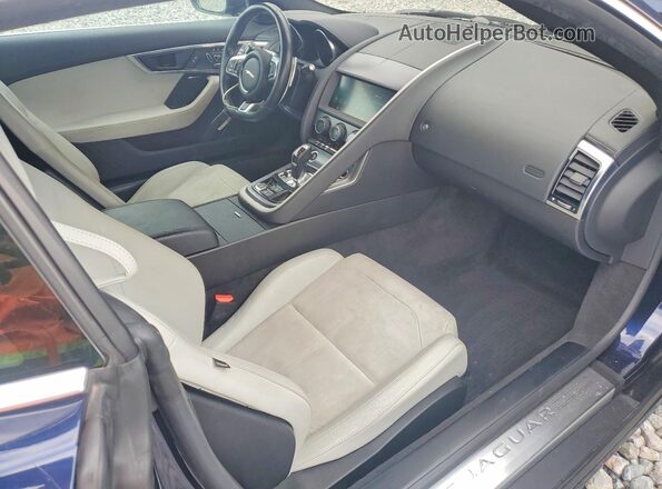 SAJDD1GX7KCK56024 2019 JAGUAR F-TYPE Blue Widok deski rozdzielczej
