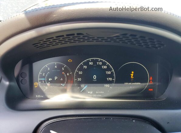 SAJWA1C73K8W19543 2019 JAGUAR XJ Black Vista del cuadro de instrumentos