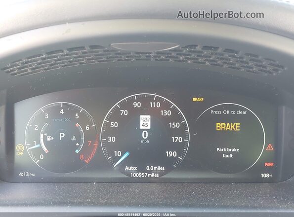 SAJWA2G70K8W19306 2019 JAGUAR XJ White Widok tylnych siedzeń