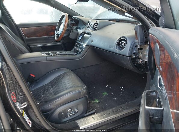 SAJWA2G73J8W13398 2018 JAGUAR XJ Black Front interior view