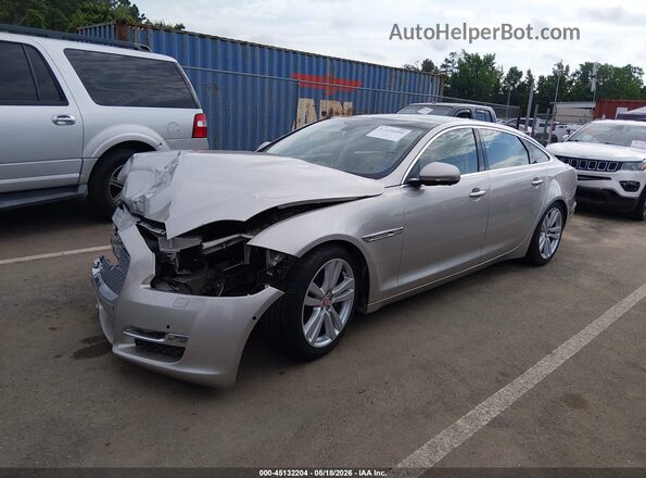 SAJWA2G75G8V93258 2016 JAGUAR XJ Gray წინა მარცხენა ხედი სამი მეოთხედიდან