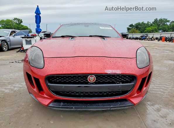 SAJWA6AT3G8K34231 2016 JAGUAR F-TYPE Red Դիմացի տեսք