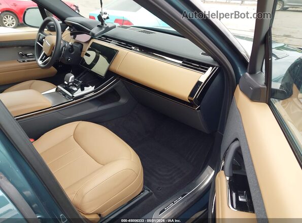 SAL1P9EU1SA487828 2025 LAND ROVER RANGE ROVER SPORT Teal Front interior view