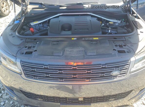 SAL1P9EU9PA142988 2023 LAND ROVER RANGE Gray Vista del compartimento del motor