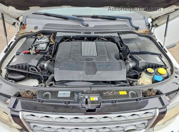 SALAG2V60GA792897 2016 LAND ROVER LR4 Белый Вид подкапотного пространства