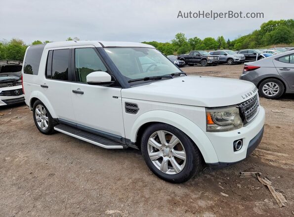 SALAG2V60GA792897 2016 LAND ROVER LR4 Белый Передняя правая четверть