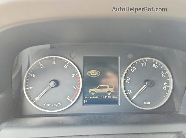 SALAG2V60GA792897 2016 LAND ROVER LR4 Белый Вид щитка приборов