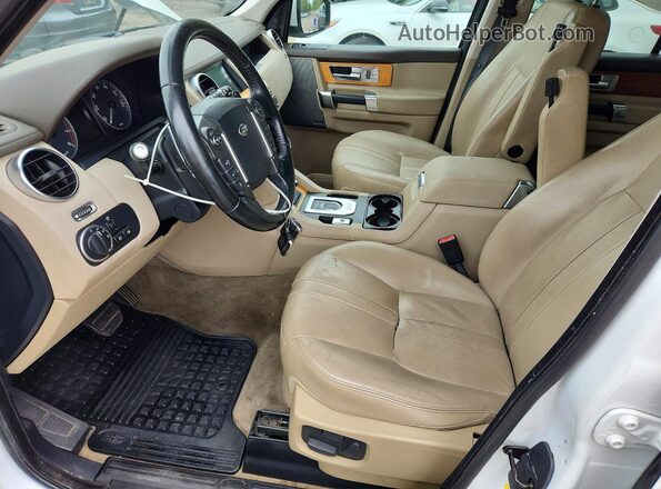 SALAG2V60GA792897 2016 LAND ROVER LR4 Белый Вид салона спереди