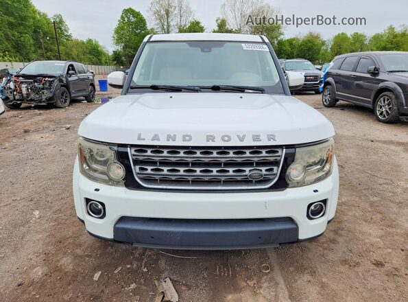 SALAG2V60GA792897 2016 LAND ROVER LR4 Белый Вид спереди