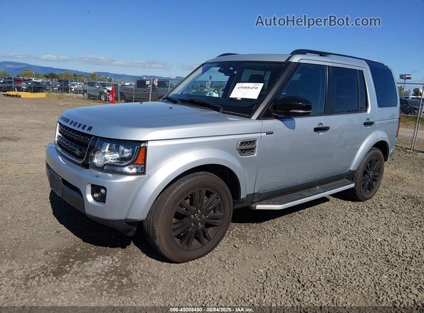 SALAG2V60GA804661 2016 LAND ROVER LR4 Silver Vista tres cuartos delantera izquierda