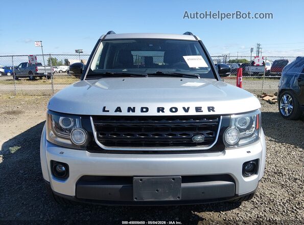 SALAG2V60GA804661 2016 LAND ROVER LR4 Silver Vista del cuadro de instrumentos
