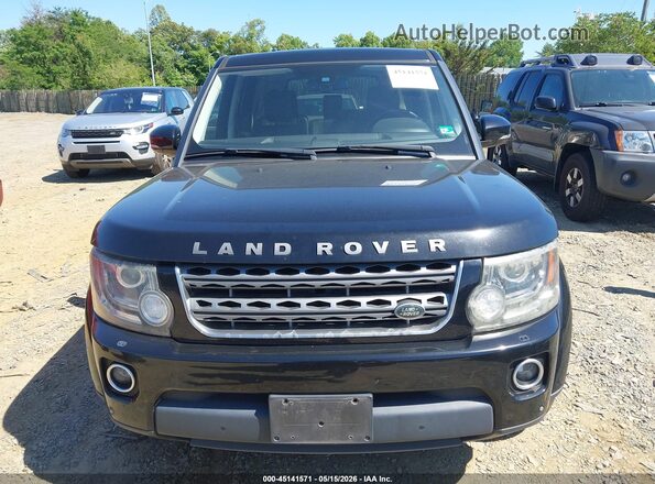 SALAG2V61GA837250 2016 LAND ROVER LR4 Black Vista frontal