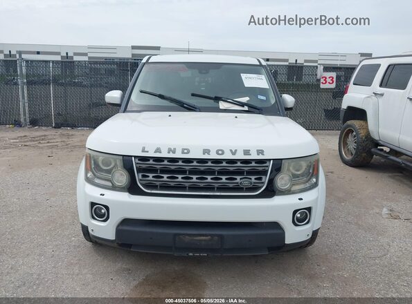 SALAG2V62GA792755 2016 LAND ROVER LR4 Белый Вид спереди