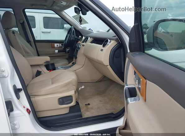 SALAG2V62GA792755 2016 LAND ROVER LR4 Белый Вид салона спереди