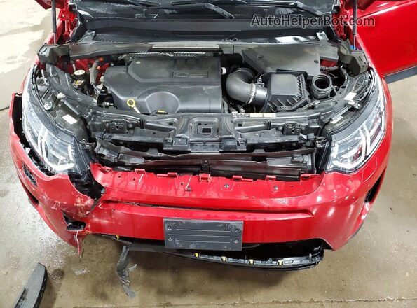 SALCJ2FX0LH871277 2020 LAND ROVER DISCOVERY Red Engine compartment view