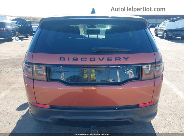 SALCJ2FX5MH890134 2021 LAND ROVER DISCOVERY SPORT Orange 