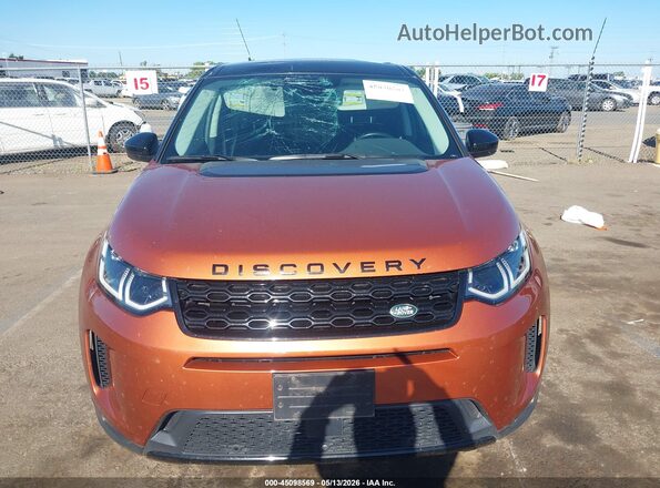 SALCJ2FX5MH890134 2021 LAND ROVER DISCOVERY SPORT Orange Սարքավորումների վահանակի տեսք