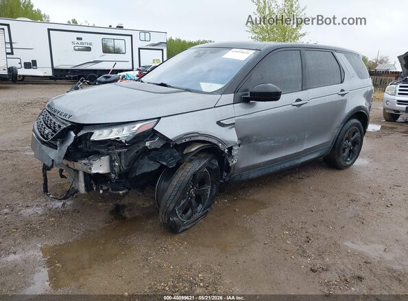 SALCJ2FX8LH864965 2020 LAND ROVER DISCOVERY SPORT Silver წინა მარცხენა ხედი სამი მეოთხედიდან