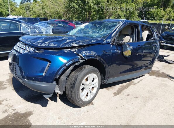SALCJ2FX9LH834759 2020 LAND ROVER DISCOVERY SPORT Dark Blue Передня ліва чверть