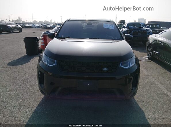 SALCJ2FX9LH838262 2020 LAND ROVER DISCOVERY SPORT Black Widok zestawu wskaźników