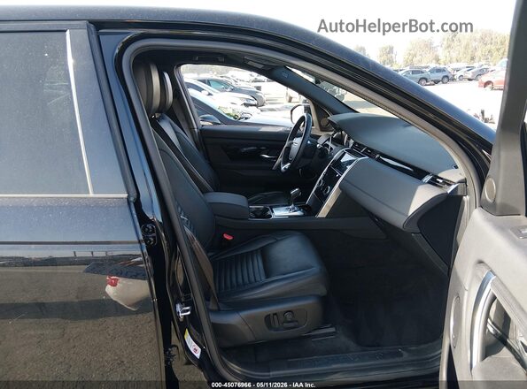 SALCJ2FX9LH838262 2020 LAND ROVER DISCOVERY SPORT Black Widok wnętrza z przodu