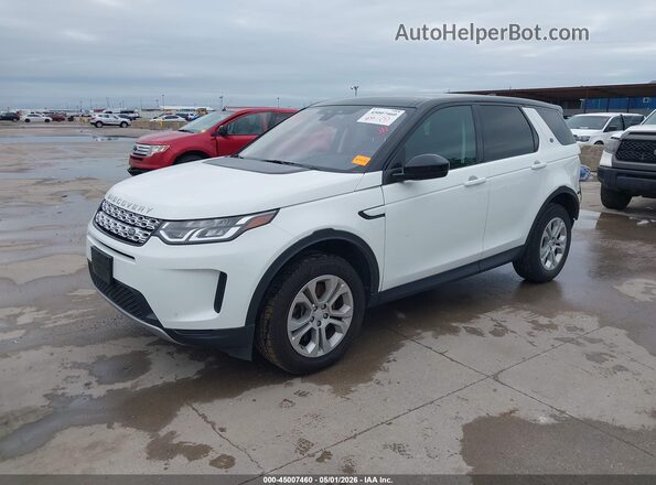 SALCK2FX7LH835048 2020 LAND ROVER DISCOVERY SPORT White Vista tres cuartos delantera izquierda