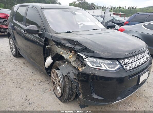 SALCK2FXXLH849316 2020 LAND ROVER DISCOVERY SPORT Black Widok z przodu