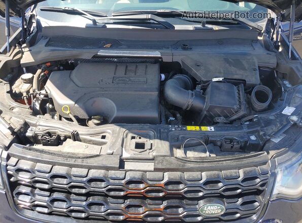 SALCL2FX7NH909245 2022 LAND ROVER DISCOVERY Blue ძრავის განყოფილების ხედი