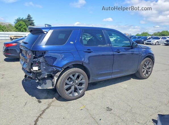 SALCL2FX7NH909245 2022 LAND ROVER DISCOVERY Blue უკანა მარჯვენა