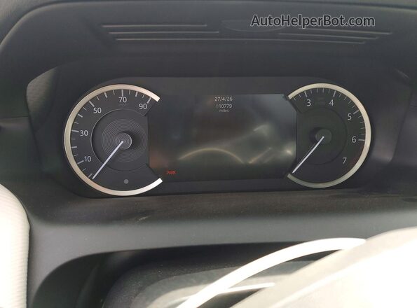 SALCL2FXXPH335775 2023 LAND ROVER DISCOVERY Blue Instrument cluster view