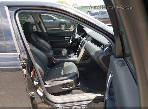 SALCP2BG0GH594348 2016 LAND ROVER DISCOVERY SPORT Black წინა სალონის ხედი