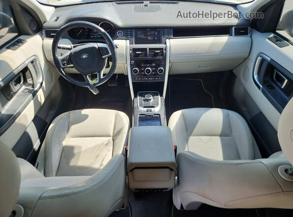 SALCP2BG0HH687355 2017 LAND ROVER DISCOVERY White Вид панелі приладів