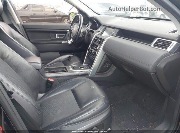 SALCP2BG0HH698954 2017 LAND ROVER DISCOVERY SPORT Black Widok wnętrza z przodu