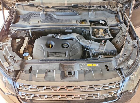 SALCP2BG2HH671271 2017 LAND ROVER DISCOVERY Черный Вид подкапотного пространства