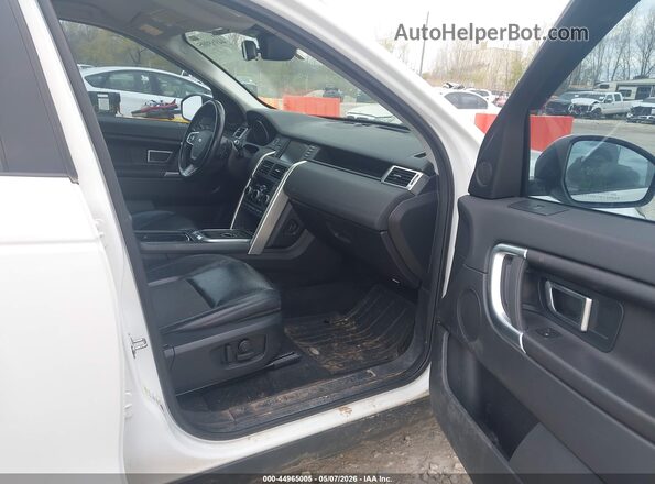SALCP2BG4GH628811 2016 LAND ROVER DISCOVERY SPORT White Widok wnętrza z przodu