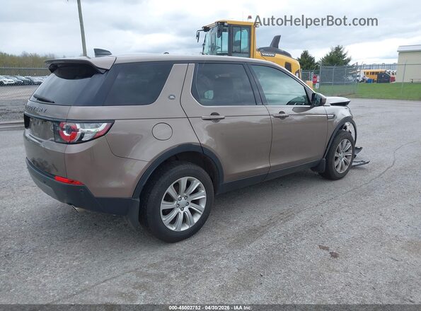 SALCP2BG7HH638492 2017 LAND ROVER DISCOVERY SPORT Желто-коричневый Задняя правая четверть