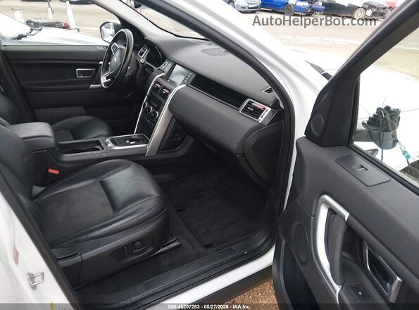 SALCP2BG8HH689287 2017 LAND ROVER DISCOVERY SPORT White Widok wnętrza z przodu