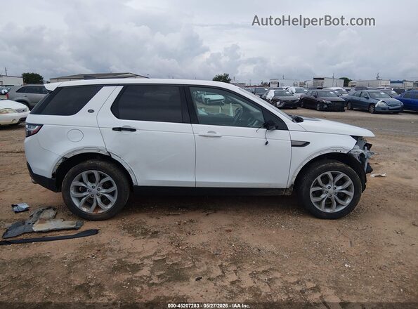 SALCP2BG8HH689287 2017 LAND ROVER DISCOVERY SPORT White Widok wnętrza z tyłu