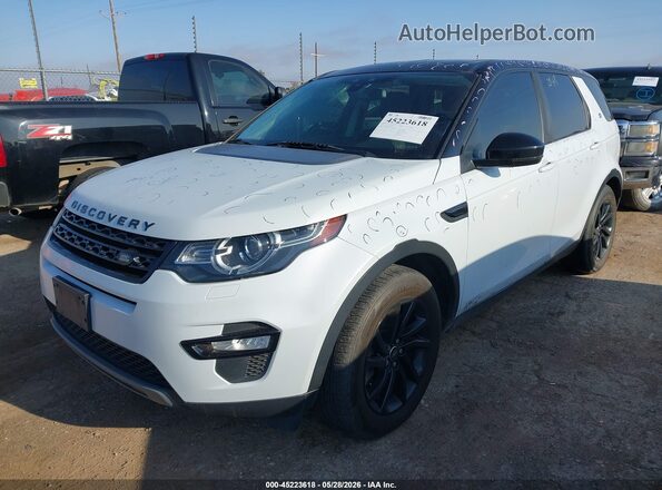 SALCP2FX5KH786433 2019 LAND ROVER DISCOVERY SPORT White Առջևի ձախ երեք քառորդ տեսարան