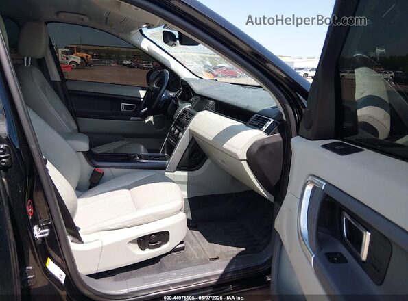 SALCP2FX6KH786375 2019 LAND ROVER DISCOVERY SPORT Black Front interior view