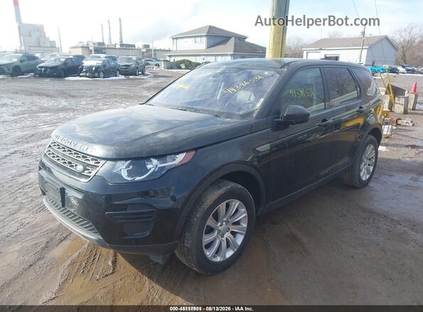 SALCP2RX7JH766212 2018 LAND ROVER DISCOVERY SPORT Black Առջևի ձախ երեք քառորդ տեսարան