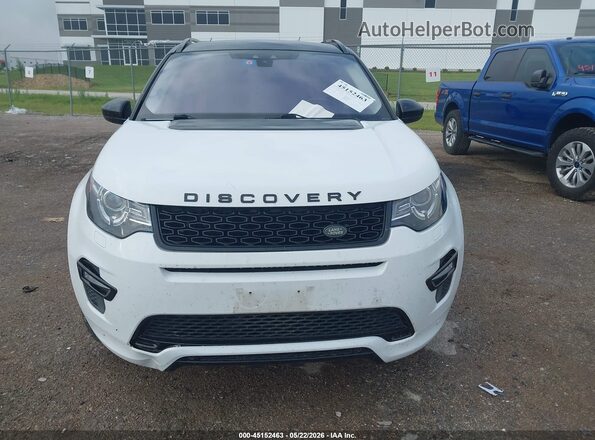 SALCR2RX2JH729319 2018 LAND ROVER DISCOVERY SPORT White Սարքավորումների վահանակի տեսք