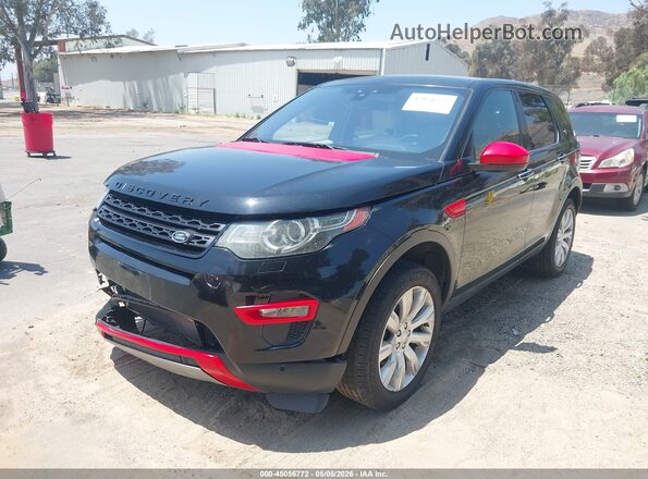 SALCT2BG5GH550356 2016 LAND ROVER DISCOVERY SPORT Black Przód lewy