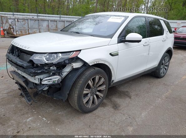 SALCT2BG9HH659002 2017 LAND ROVER DISCOVERY SPORT White Vista tres cuartos delantera izquierda