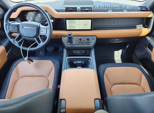 SALE26EU4P2166561 2023 LAND ROVER DEFENDER Black წინა პანელის ხედი