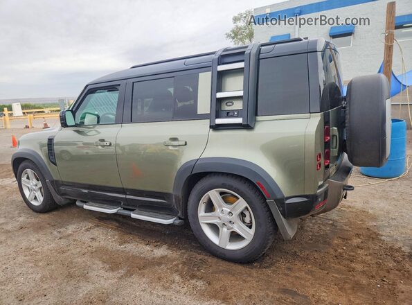SALE27EU1P2111393 2023 LAND ROVER DEFENDER Green Trasero izquierdo