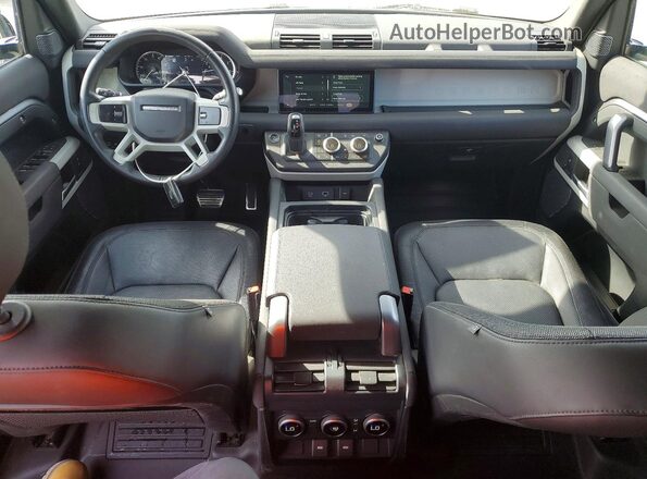 SALE2EEU2P2191534 2023 LAND ROVER DEFENDER Gray Vista del salpicadero