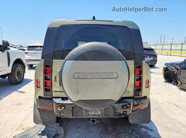SALE37RUXN2087471 2022 LAND ROVER DEFENDER Green Widok z tyłu